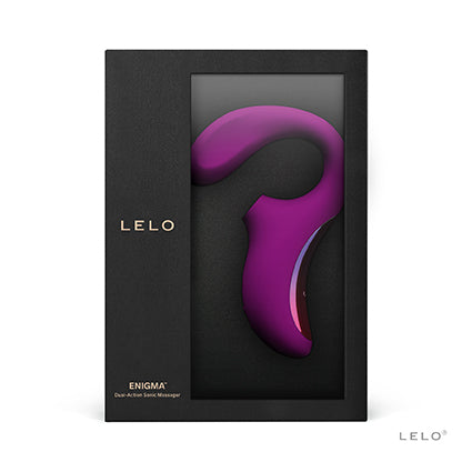 Lelo Enigma Dual Clitoral / G-Spot Vibrator Deep Rose