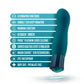 Oh My Gem Fierce Blue Topaz Clitoral Stimulator