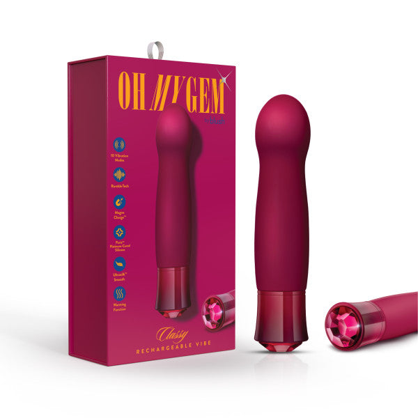 Oh My Gem Classy Garnet G-Spot Vibrator