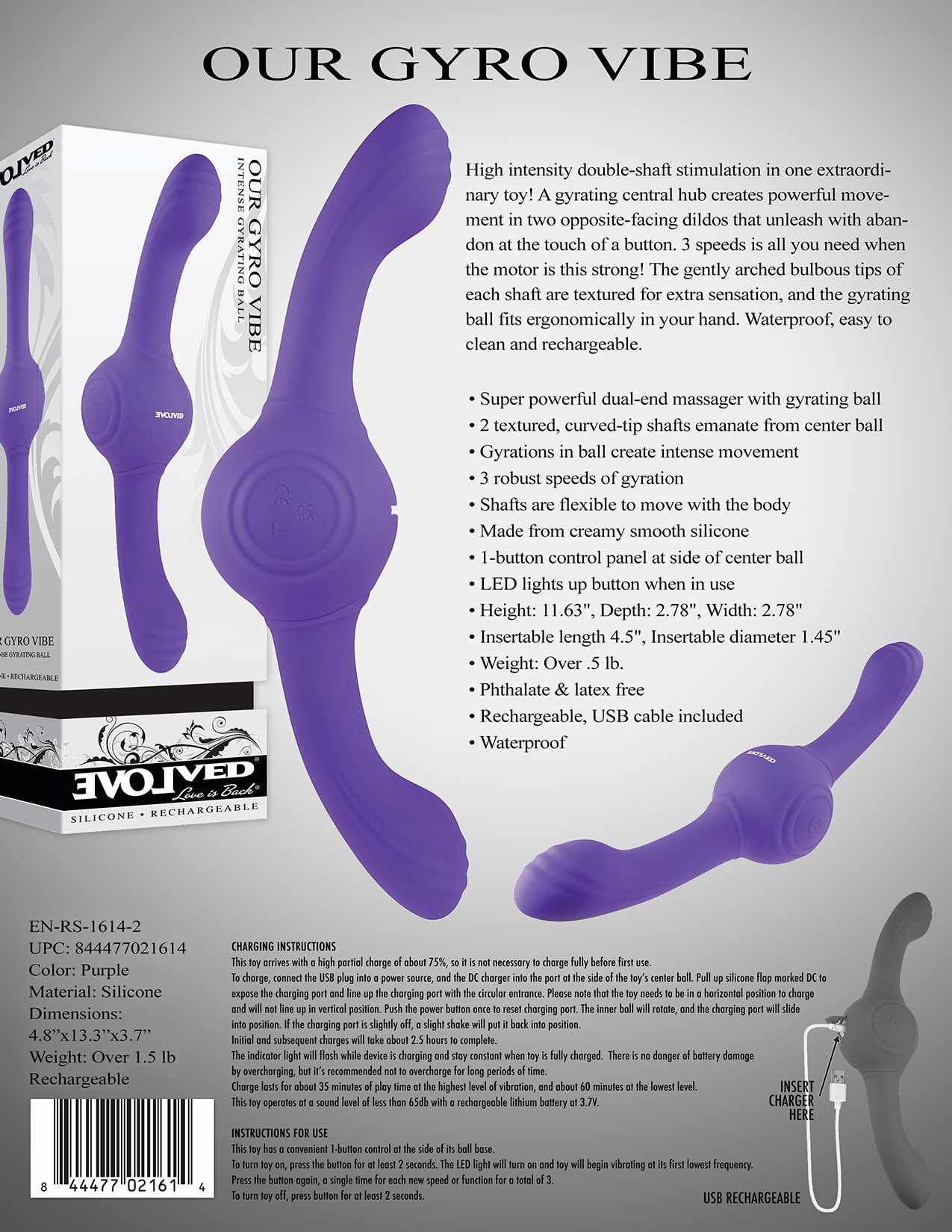 Evolved Our Gyro G-Spot Stimulator