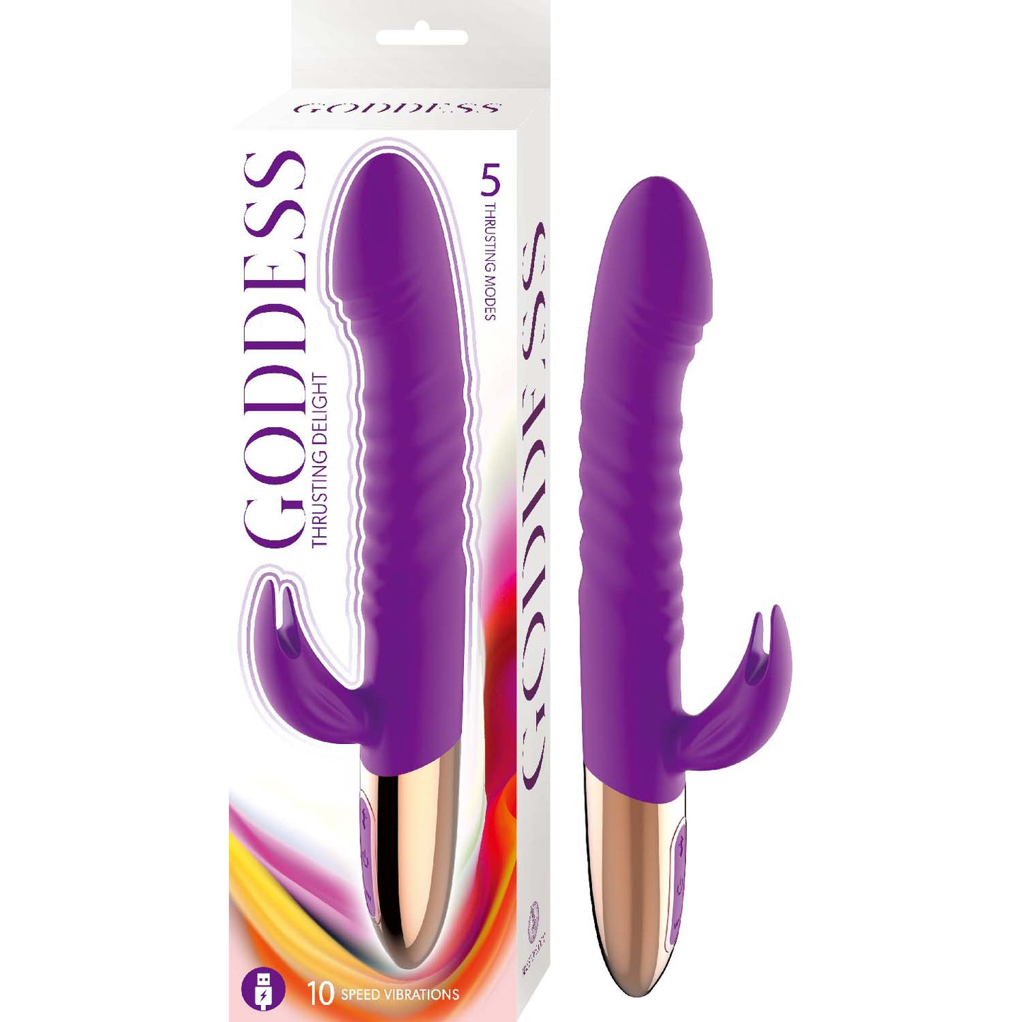 Goddess Thrusting Delight Rabbit  Purple