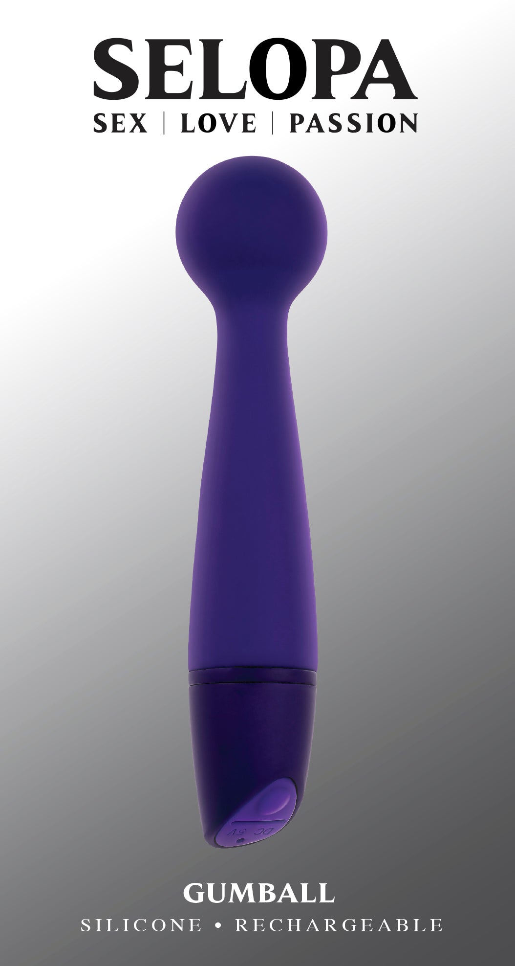 Selopa Gumball Wand Vibrator