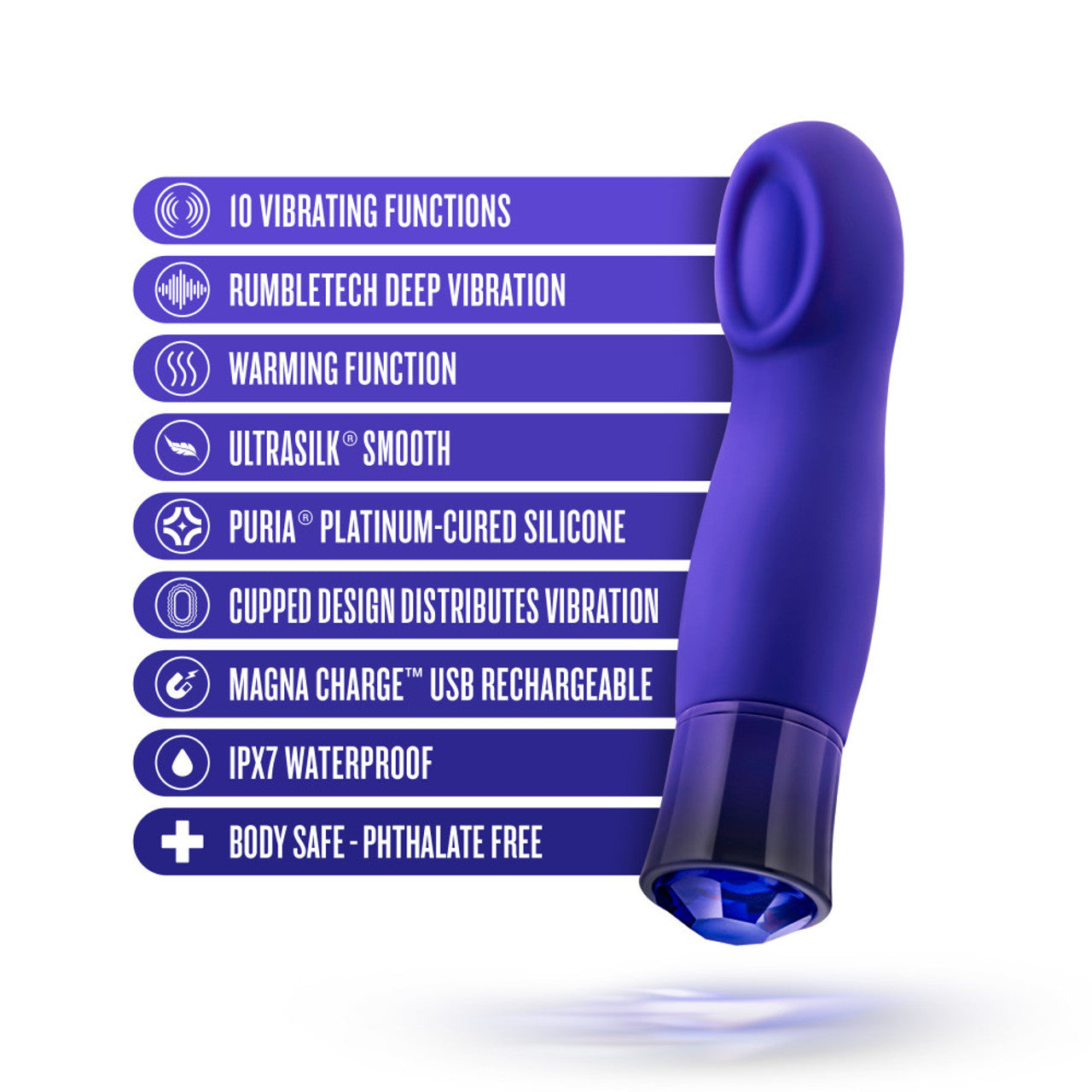 Oh My Gem - Mystery Sapphire Clitoral Vibrator