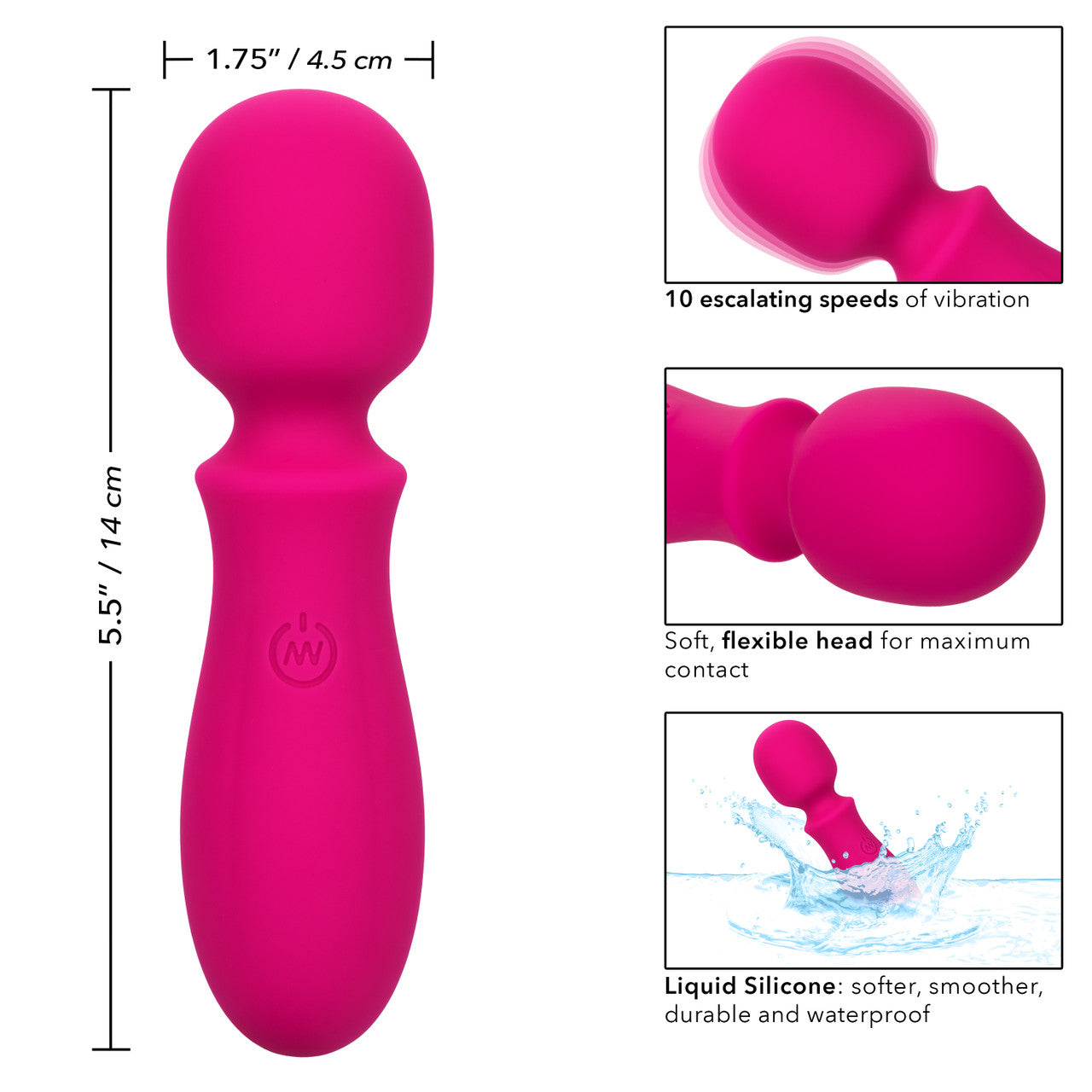 Bliss Liquid Silicone Mini Body Wand