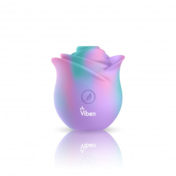 Viben Zen Rose Unicorn Clitoral Stimulator Purple