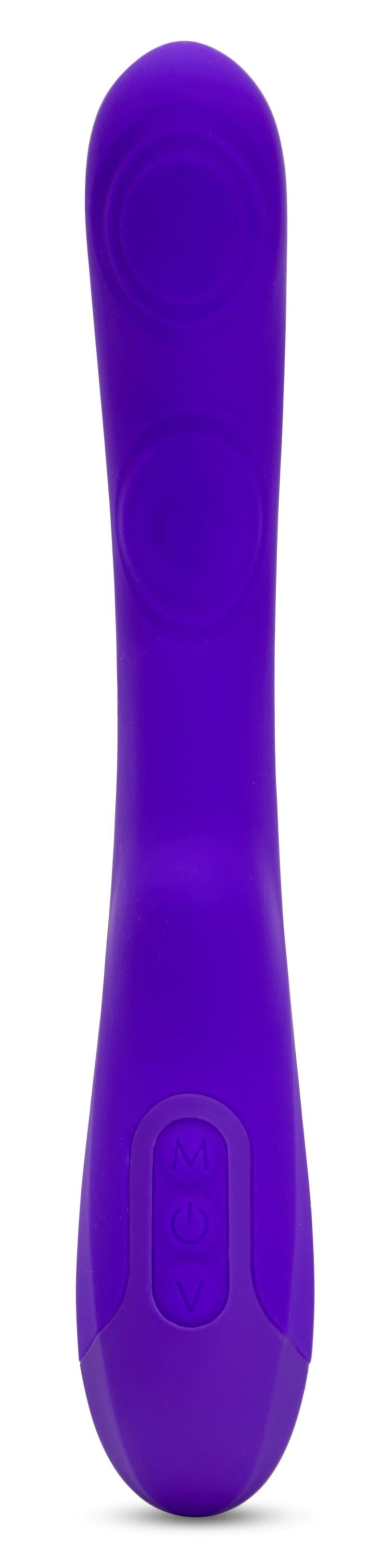 Vivi Double Tapping G-Spot Vibrator Deep Purple