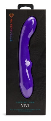 Vivi Double Tapping G-Spot Vibrator Deep Purple