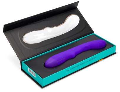 Vivi Double Tapping G-Spot Vibrator Deep Purple