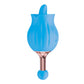 Clit-Tastic Rose Bud Dual Clitoral Massager Blue