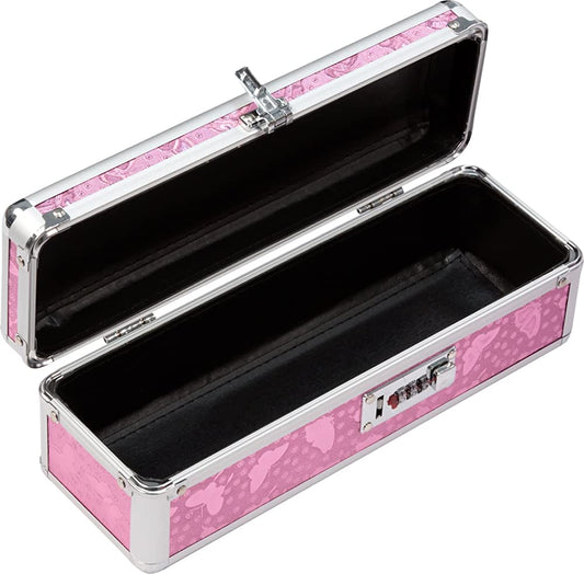Lockable Vibrator Case Pink Small