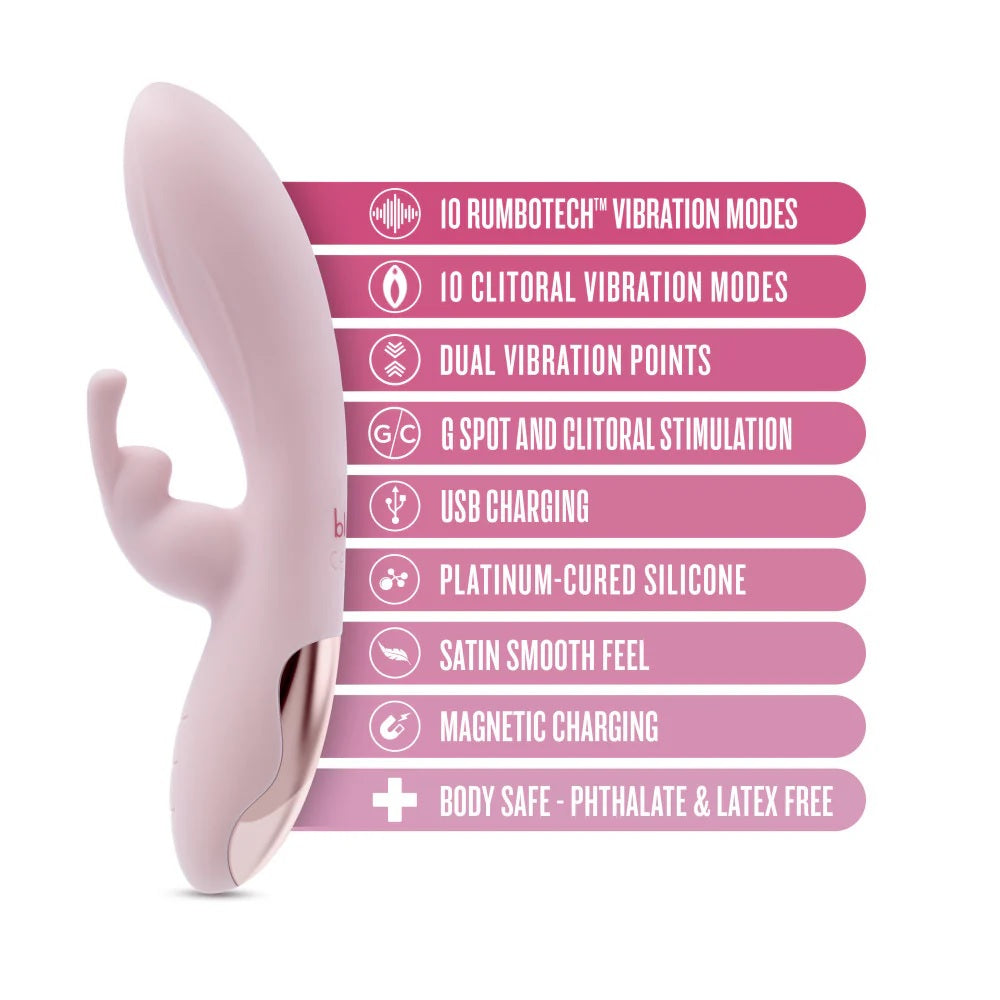 Blush Morgan Rabbit Vibrator Pink