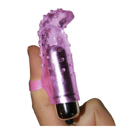 Light Up Frisky Finger Magenta Finger Vibrator