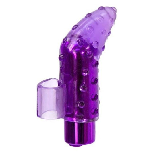 Rechargeable Frisky Purple Finger Vibrator