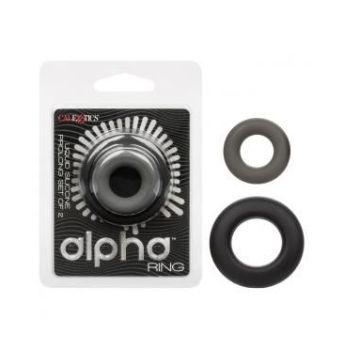 Alpha Liquid Silicone Prolong Prolong Set Of 2 Penis Rings