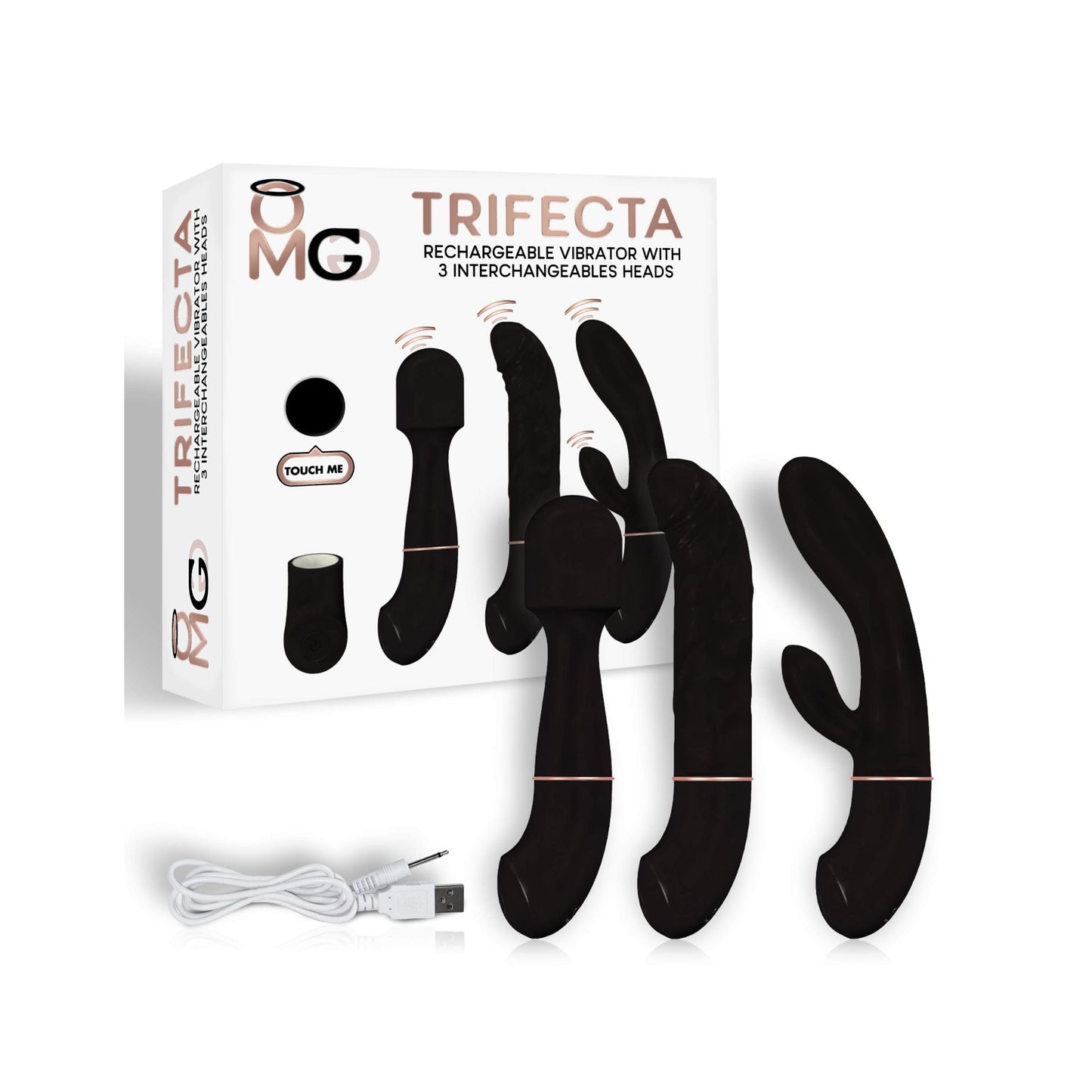 Trifecta Rechargeable G-Spot Vibrator Kit