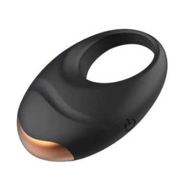 Edonista Luca Vibrating Penis Ring Black