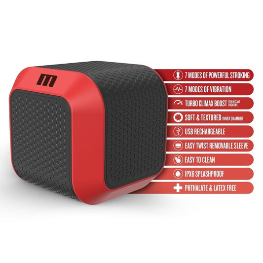 M For Men Slambox Masturbator Red