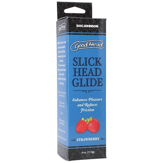 Goodhead Slick Head Glide Strawberry 4oz.