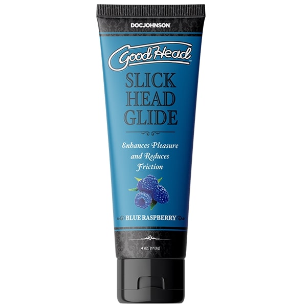 Goodhead Slick Head Glide Blue Raspberry 4oz.