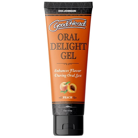 Goodhead Oral Delight Gel Peach 4oz.