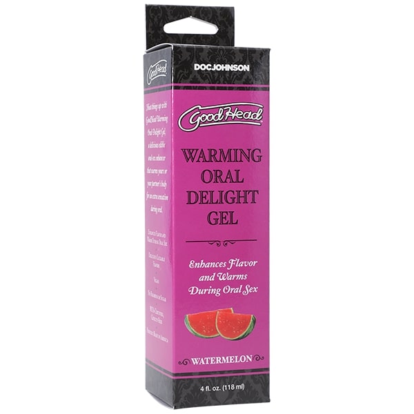 Goodhead Warming Oral Delight Gel Watermelon 4 oz.