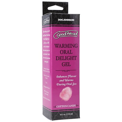 Goodhead Warming Oral Delight Gel Cotton Candy 4 oz.