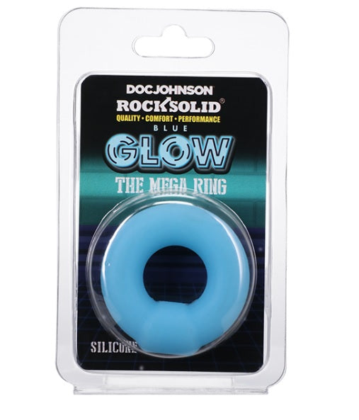 Rock Solid Mega Ring Blue Glow