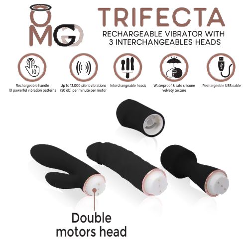 Trifecta Rechargeable G-Spot Vibrator Kit