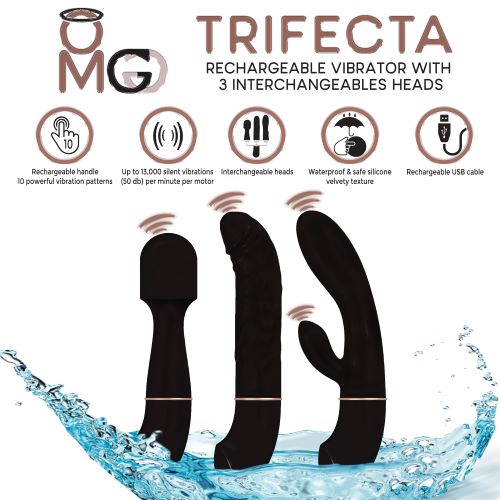 Trifecta Rechargeable G-Spot Vibrator Kit