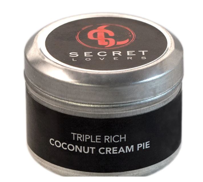 Coconut Cream Pie Mini Edible Massage Candle 1oz