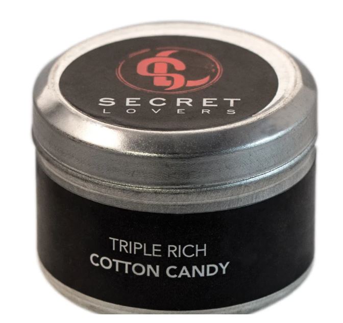 Cotton Candy Mini Edible Massage Candle 1oz