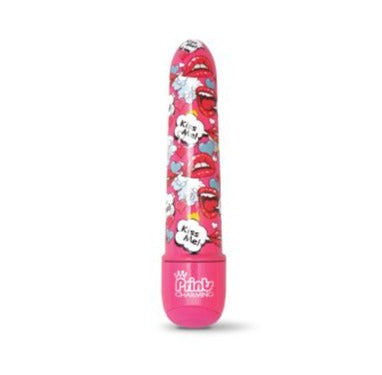 Prints Charming Pop Tease 5in Mini Vibrator  Kiss Me Pink