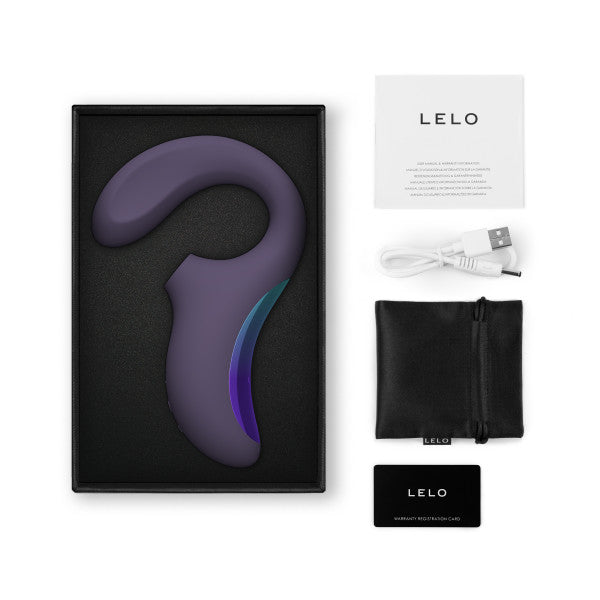 Lelo Enigma Wave Dual Clitoral / G-Spot Vibrator Purple