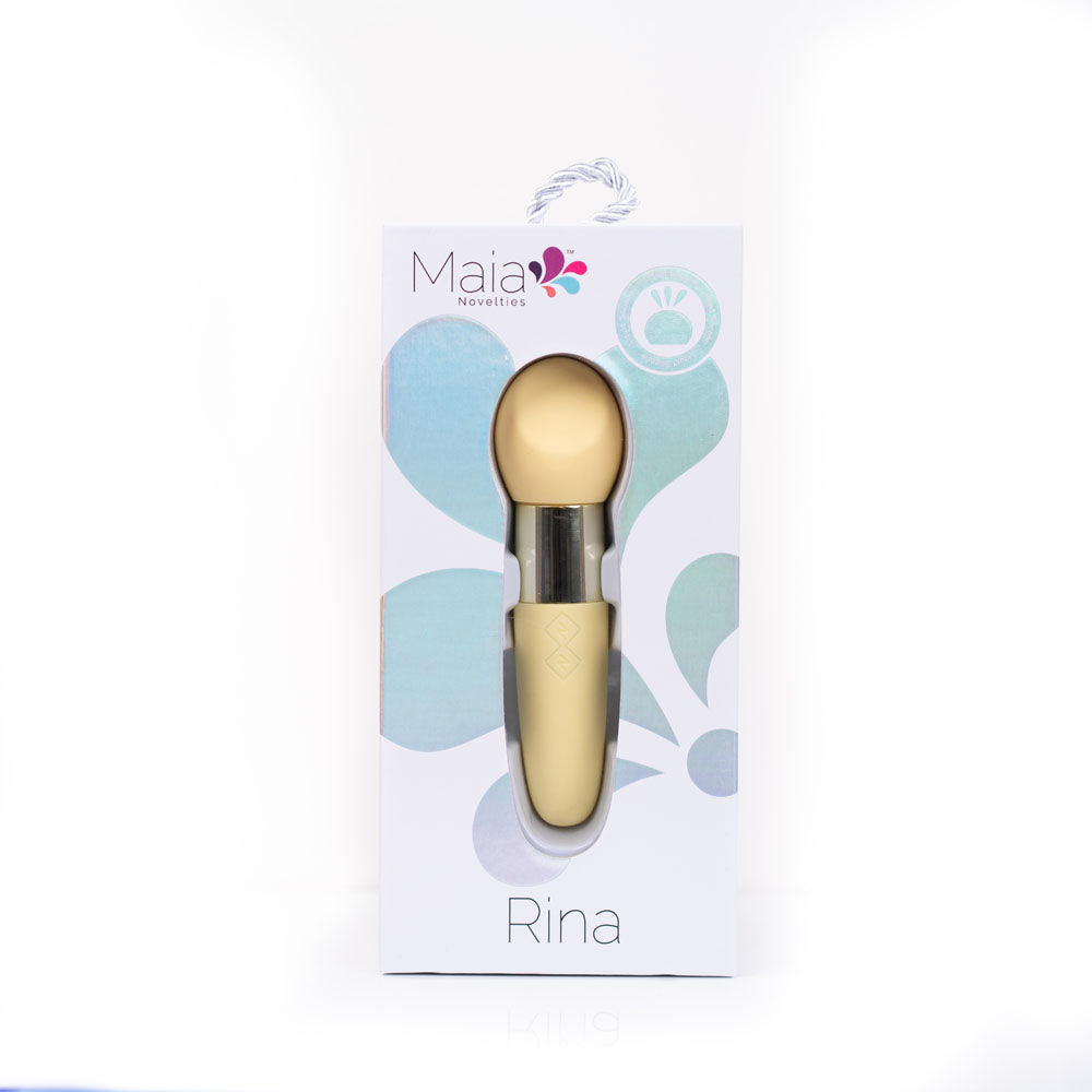 Rina Dual Vibrator Yellow Stimulator