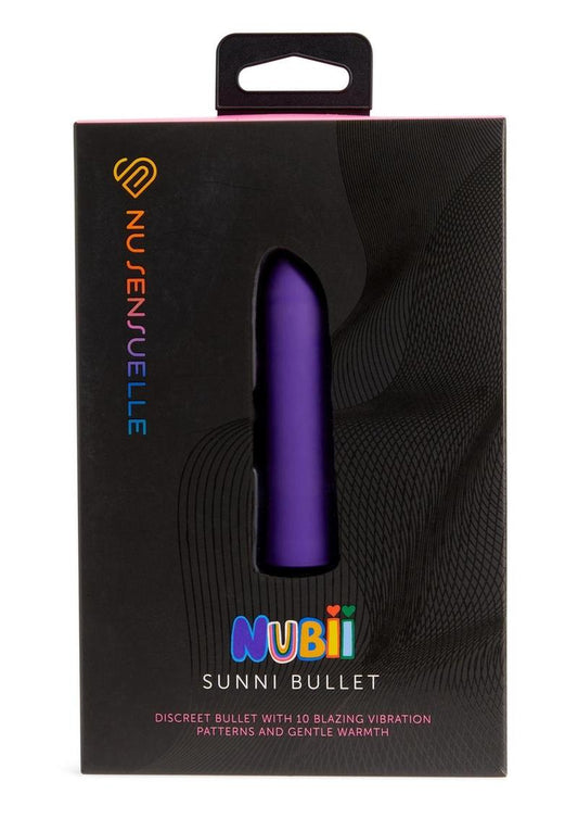 Nubii Sunni Warming Bullet Vibrator Purple 4/2