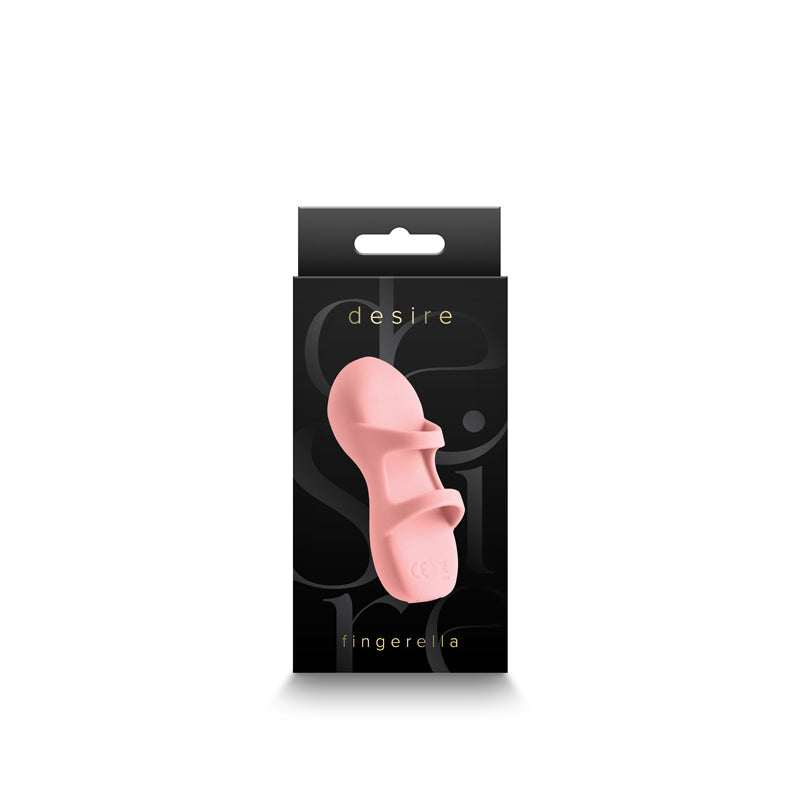 Desire Fingerella Finger Vibrator Peach