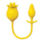 Clit-Tastic Tulip Finger Clitoral Massager & Plug Yellow