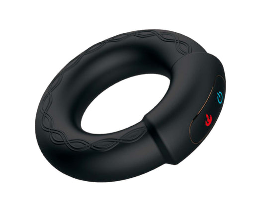 Cockpower Heat Up Penis Ring Black