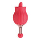 Clit-Tastic Rose Bud Dual Clitoral Massager Red