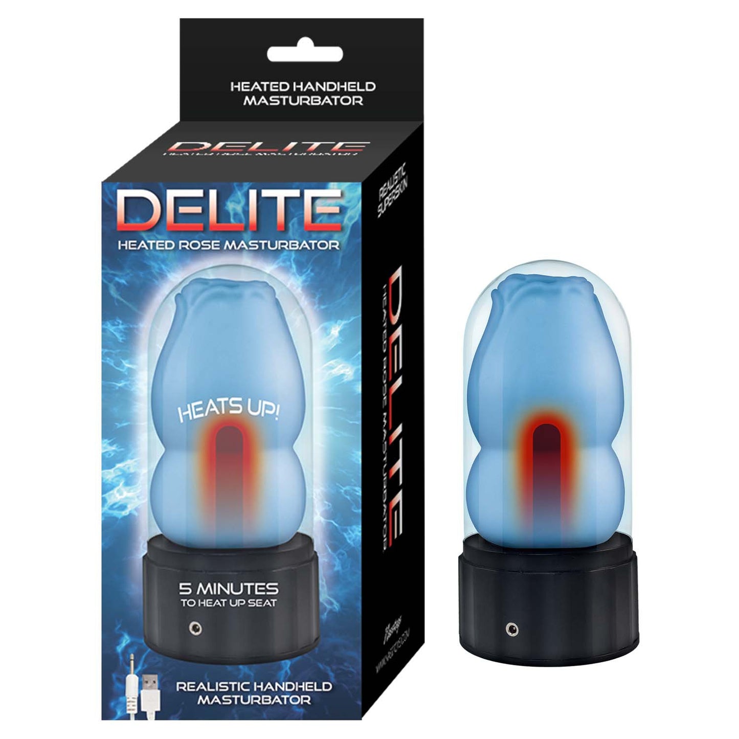 Delite Heated Rose Masturbator