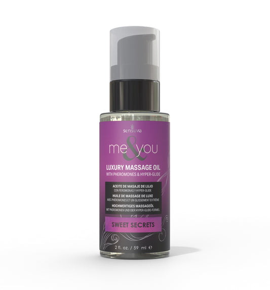 Me & You Massage Oil Sweet Secrets 2oz.