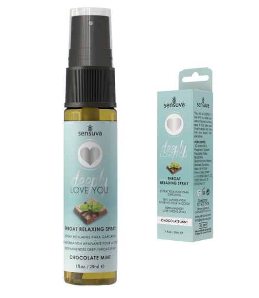 Deeply Love You Throat Spray Relaxing Chocolate Mint 1 Fl oz.