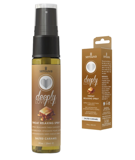 Deeply Love You Throat Spray Relaxing Salted Caramel 1 Fl oz.