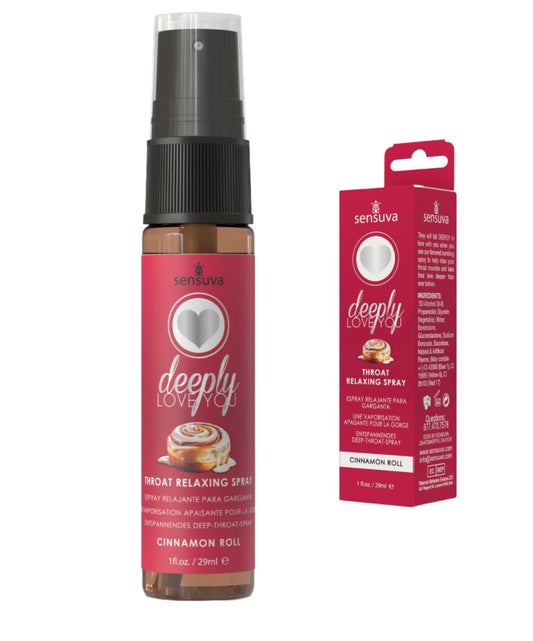 Deeply Love You Throat Spray Relaxing Cinnamon Roll 1 Fl oz.