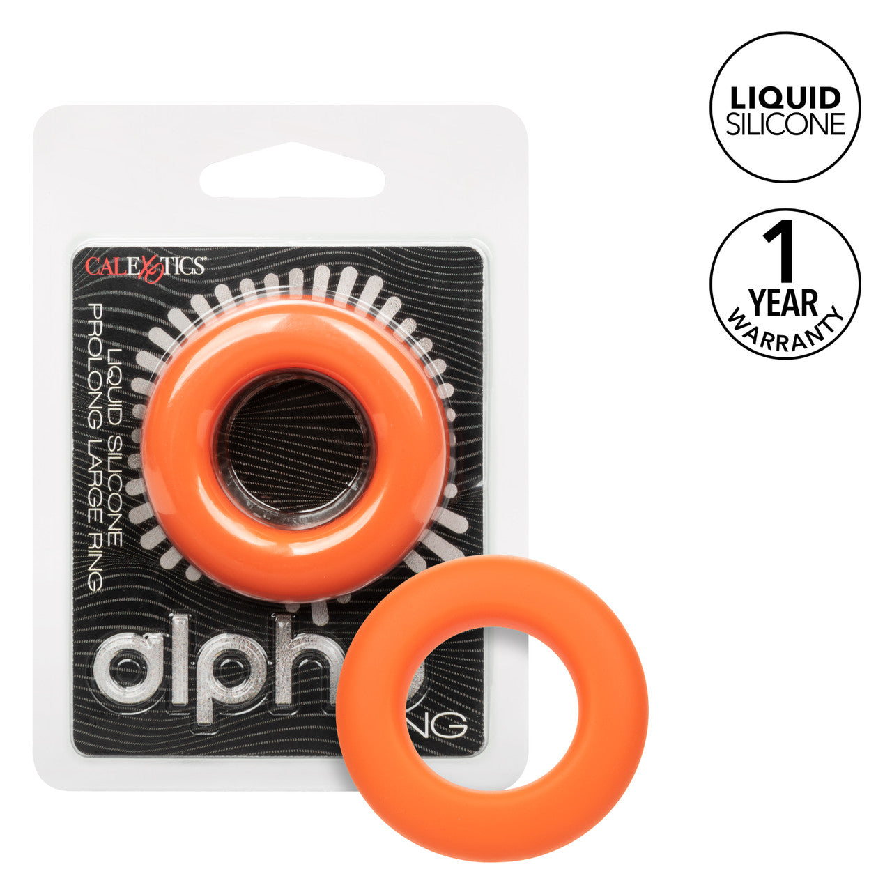 Alpha Liquid Silicone Prolong Large Penis Ring