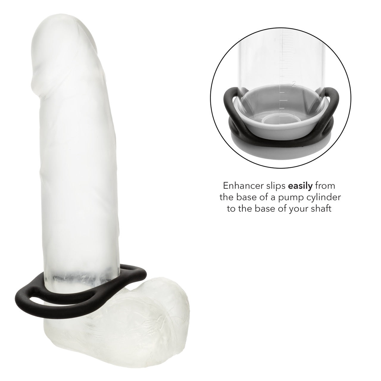 Alpha Commander Penis Ring Black