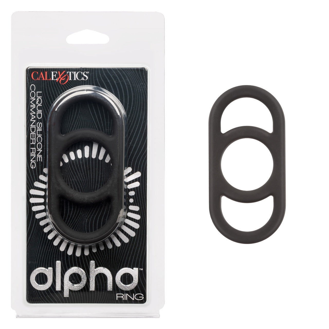 Alpha Commander Penis Ring Black