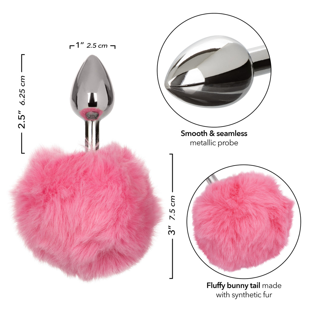 Running Wild Pink Bunny Butt Plug