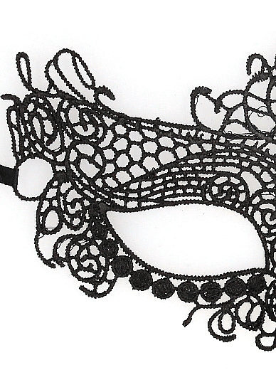 B&W Lace Eye Mask Queen