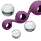 Cloud 9 Health & Wellness Borosilicate Kegel Training Set - Plum